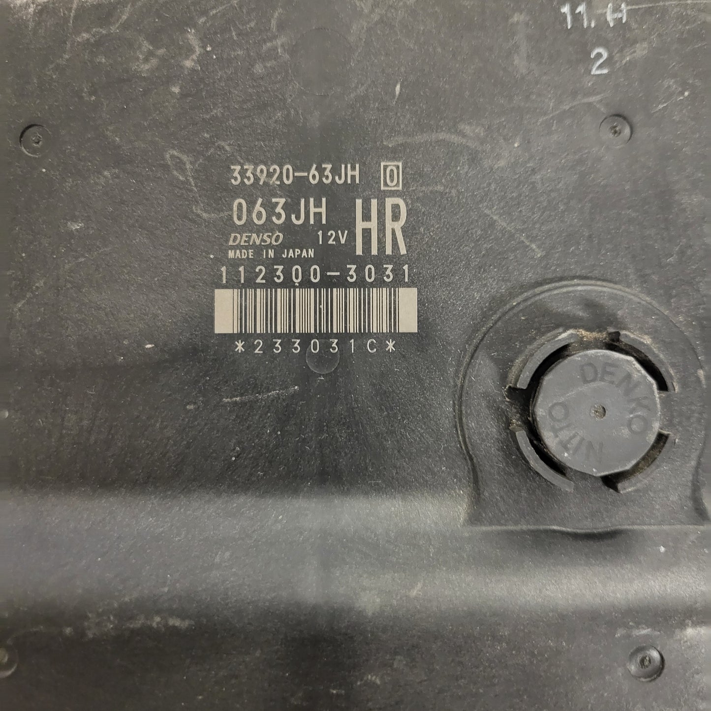 SUZUKI SWIFT ECU / 112300-3031 / 33920-63JH / 063JH / DENSO