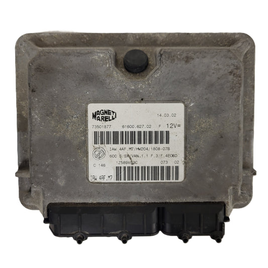 Fiat 600 ECU / IAW4AF.M7 / 73501877 / HW204 / MAGNETI MARELLI