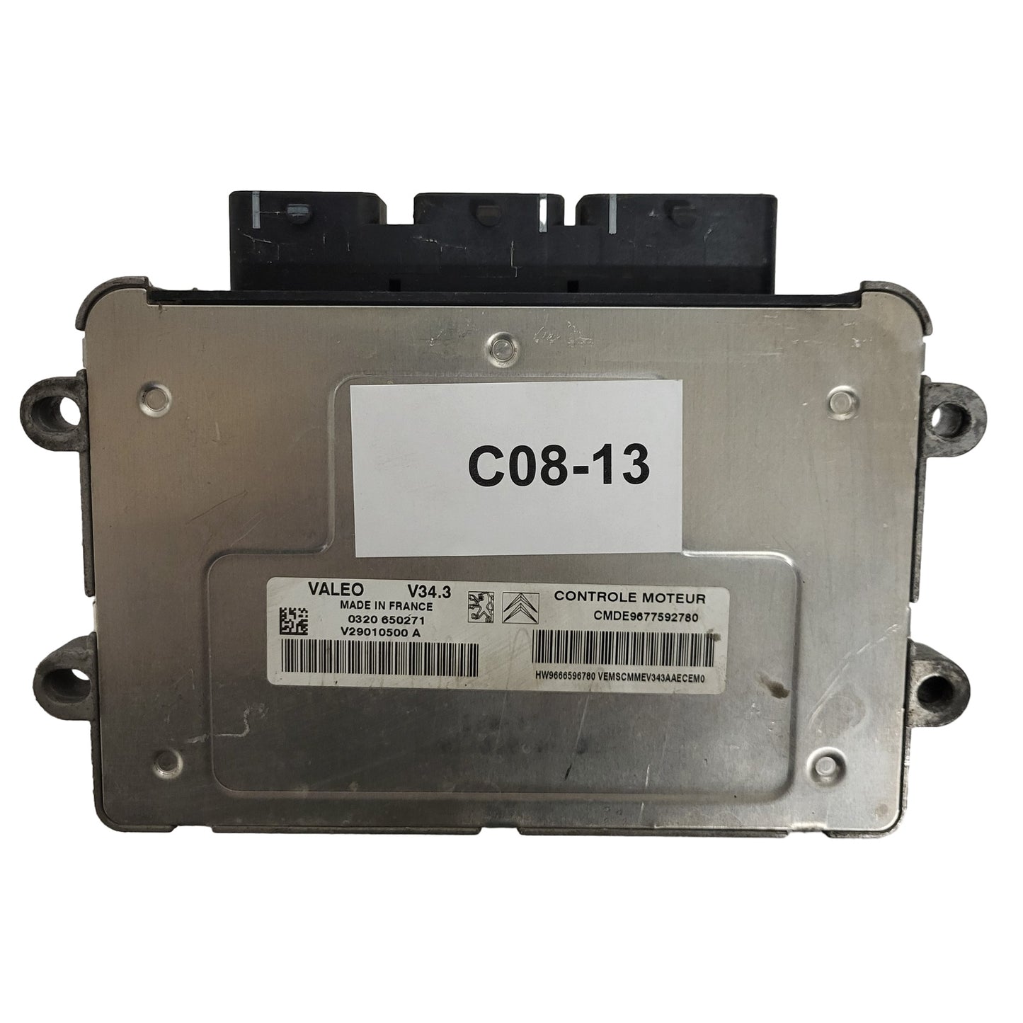 PEUGEOT CITROEN ECU / C34.3 / V29010500 / V29010500A / CMDE9677592780 / HW9666596780