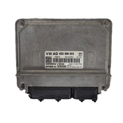 VW POLO ECU / 03D906023 / 5WP40846 04 / SIMOS 9.1 / 3D906023 / SIEMENS