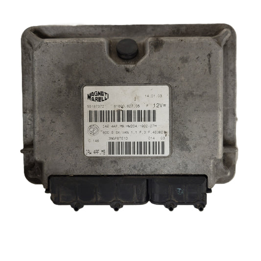 Fiat Seicento 600 ECU / 55187372 / IAW4AF.M9 / 61600.627.05 / MAGNETI MARELLI