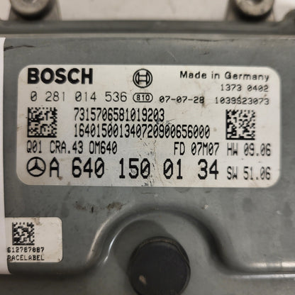 MERCEDES A W169 ECU / 0281014536 / A6401500134 / CRA.43 / OM640 / BOSCH