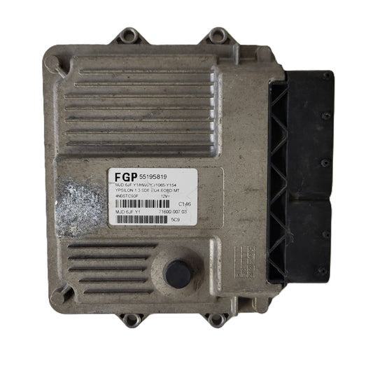 LANCIA Y 1.3 ECU / 55195819 / MJD6JF.Y1 / HW01C / 71600.007.03 MAGNETI MARELLI
