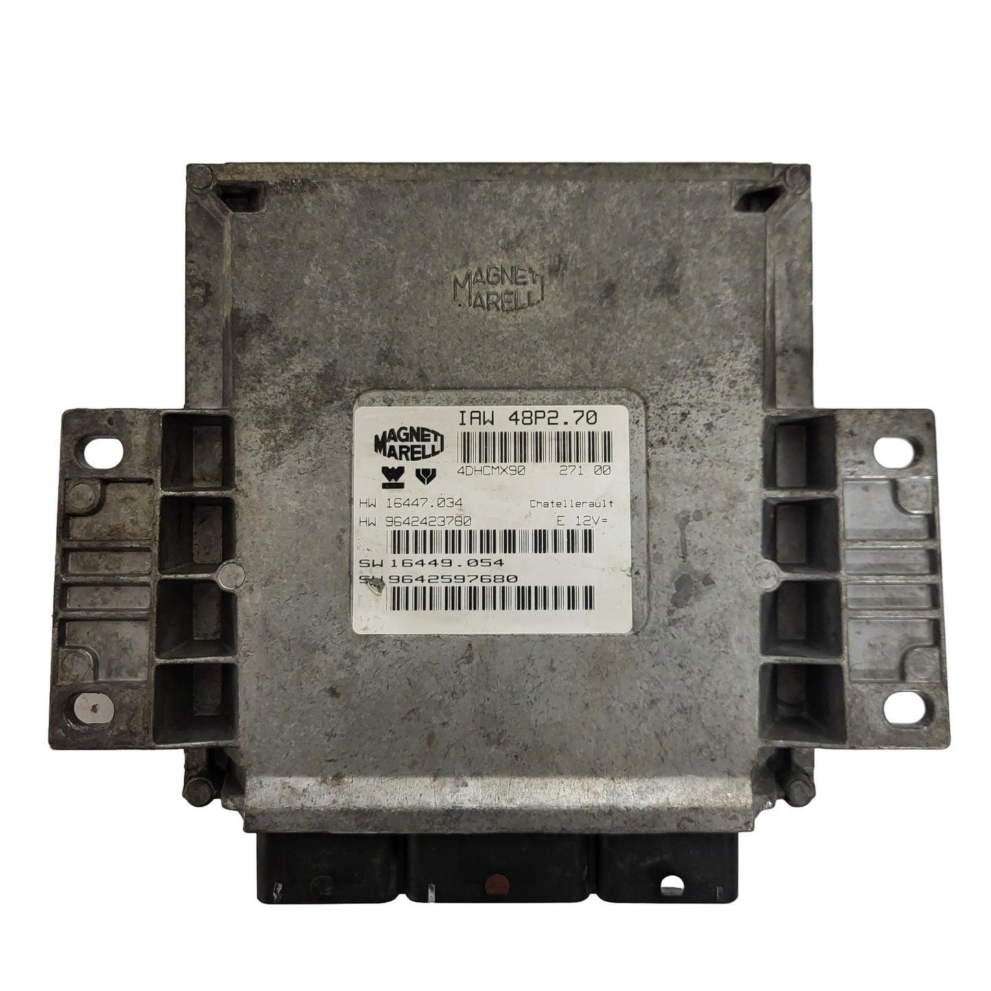 PEUGEOT 206 ECU / IAW 48P2.70 / 9642597680 / 9642423780 / MAGNETI MARELLI