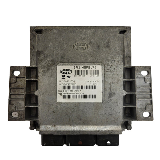PEUGEOT 206 ECU / IAW 48P2.70 / 9642597680 / 9642423780 / MAGNETI MARELLI