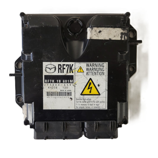 MAZDA ECU / RF7K 18 881M / 275800-6591 / 2758006591 / RF7K18881M / RF7K /