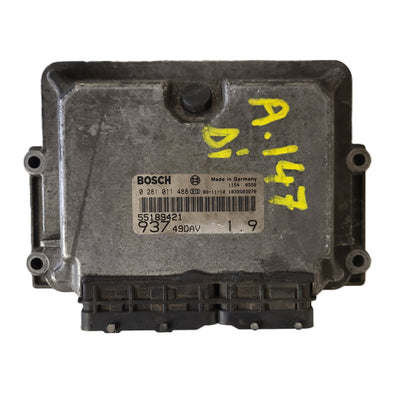 ALFA ROMEO 147 1.9 JTD ECU / 0281011488 / 55189421 / BOSCH