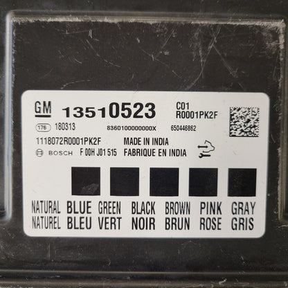 OPEL ASTRA K MOKKA ECU MODULE BCM / 13510523 / F00HJ01515 / BOSCH