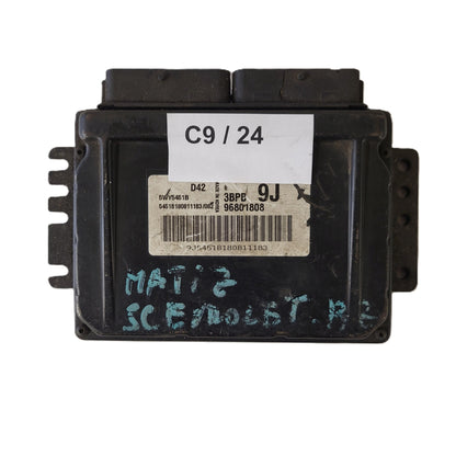 CHEVROLET MATIZ ECU / 96801808 / 5WY5451B / 3BPB / 9J / D42 / DAEWOO
