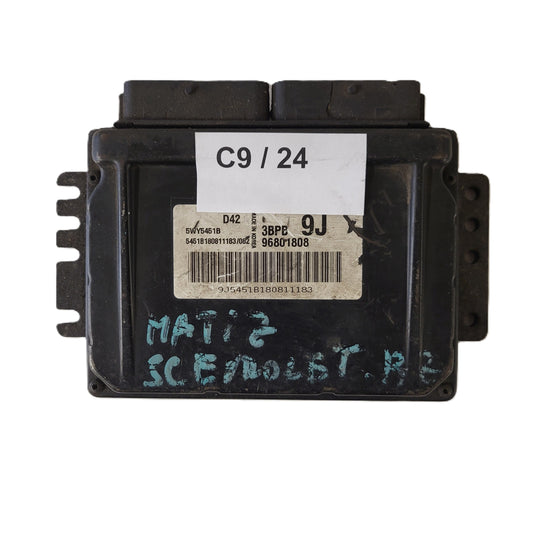 CHEVROLET MATIZ ECU / 96801808 / 5WY5451B / 3BPB / 9J / D42 / DAEWOO