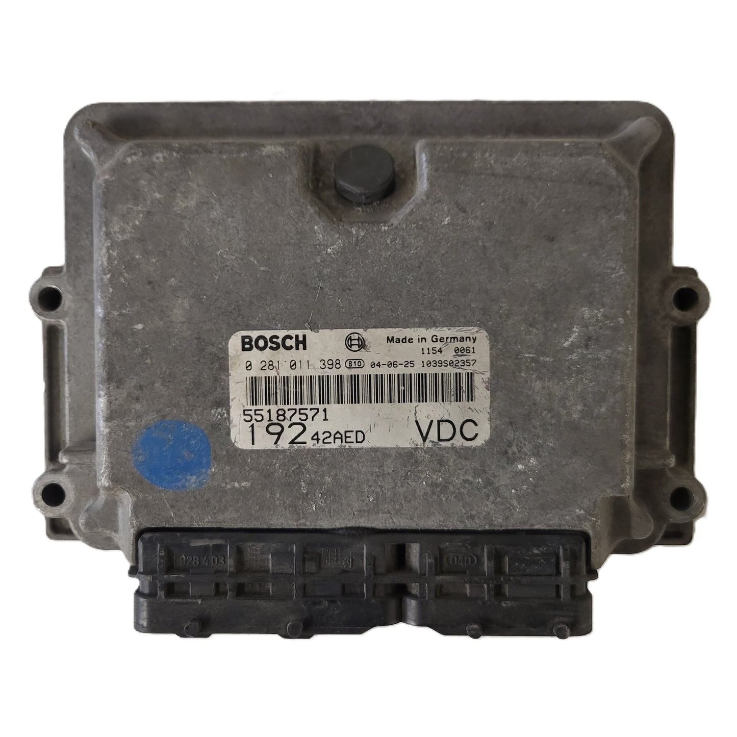 Fiat Stilo 1.9 JTD ECU / 0281011398 / 55187571 / 19242AED / 1039D02357 / BOSCH