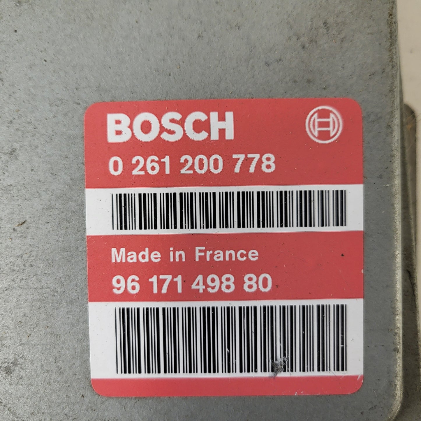 Citroen Peugeot ECU / 0261200778 / 9617149880 / BOSCH