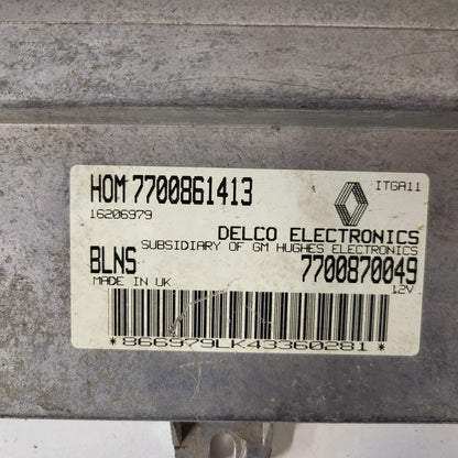 Renault 19 ECU / HOM 7700861413 / 7700870049 / BLNS / DELCO