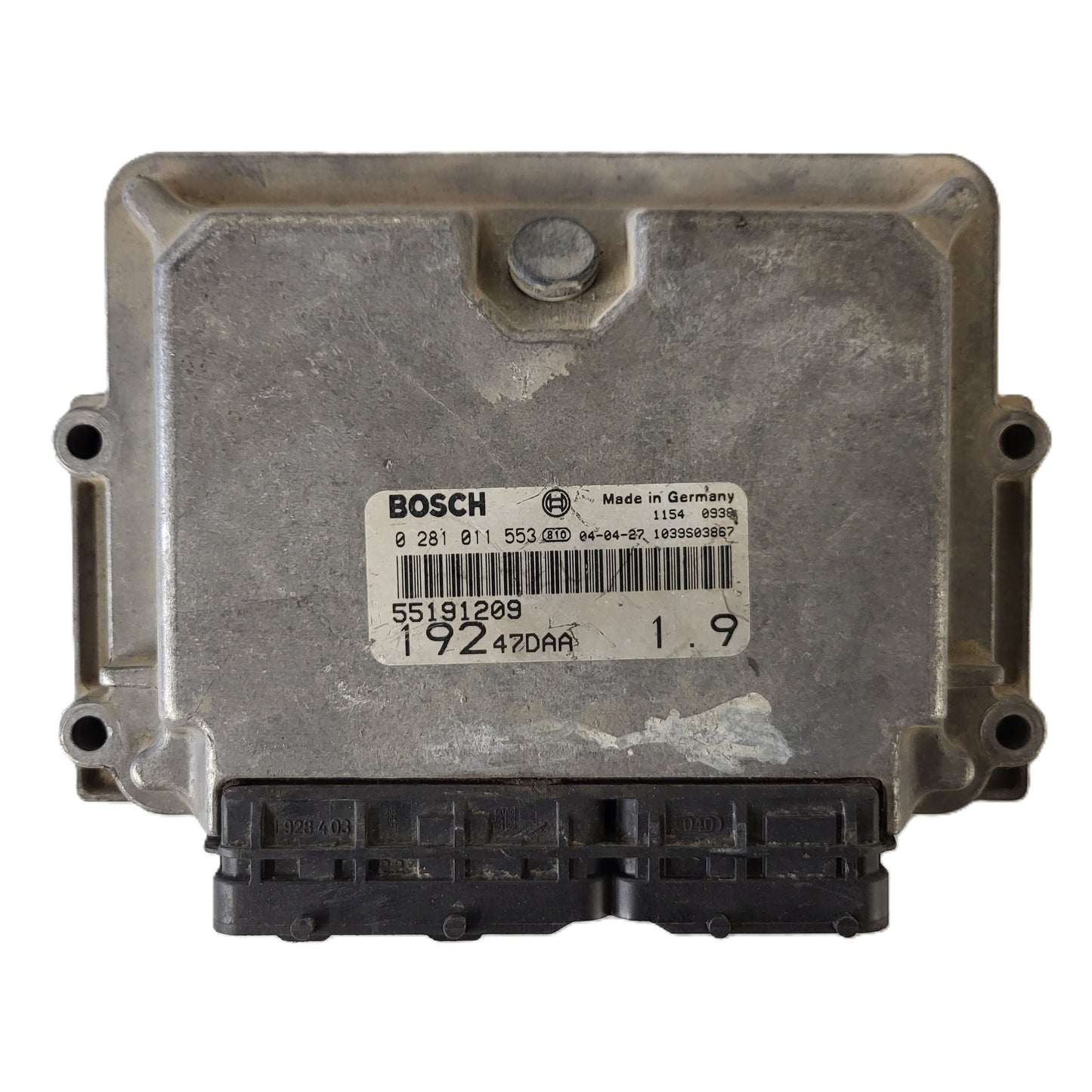FIAT STILO 1.9 JTD ECU / 0281011553 / 55191209 / 19247DAA / BOSCH