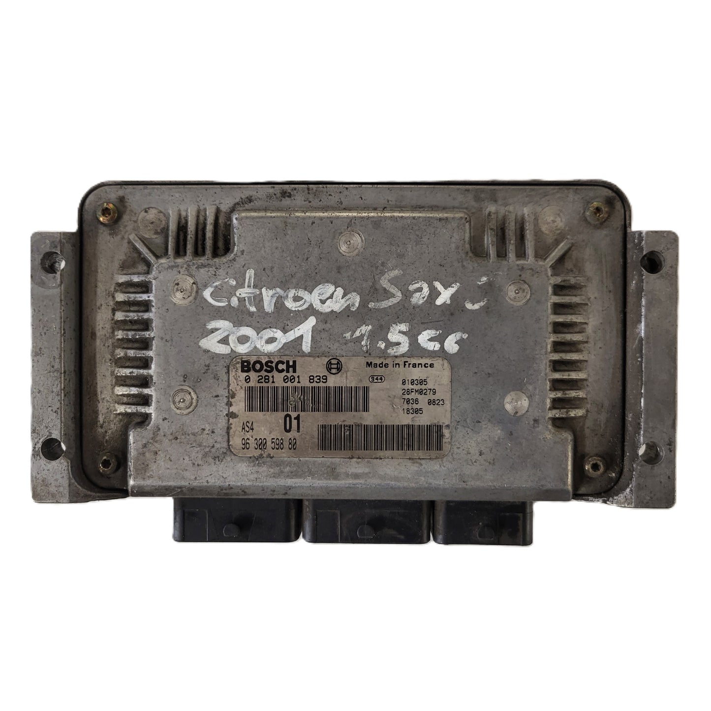 Citroen Saxo Peugeot 106 ECU / 0281001839 / 9630059880 / BOSCH