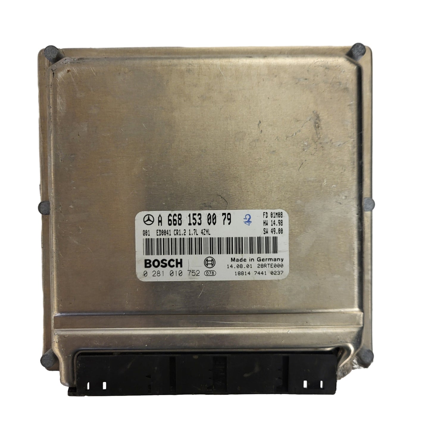 MEREDES BENZ ECU / A6681530079 / 0281010752 / ED0041 / CR1.2 / BOSCH