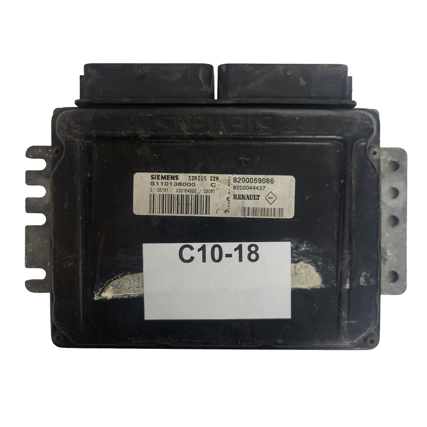 RENAULT ECU / S110138000 / S110138000C / 32N / 8200059086 / 8200044437 / SIEMENS