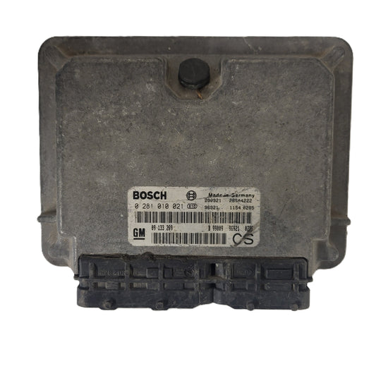 Opel Zafira ECU / 0281010021 / 09133269 / CS / BOSCH