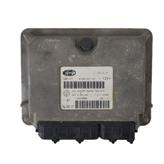 Fiat 600 ECU / IAW4AF.M7 / 73501877 / HW204 / MAGNETI MARELLI