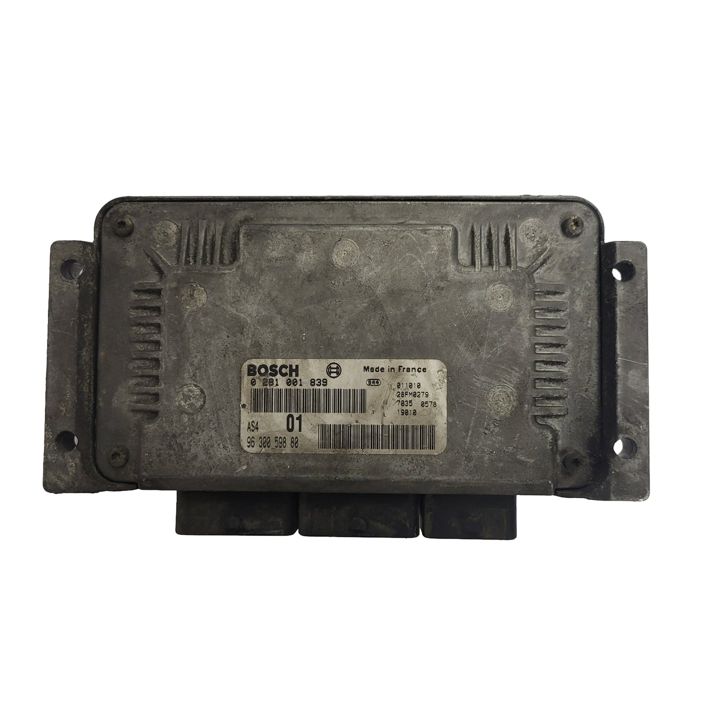 Citroen Saxo Peugeot 106 ECU / 0281001839 / 9630059880 / AS4 / BOSCH