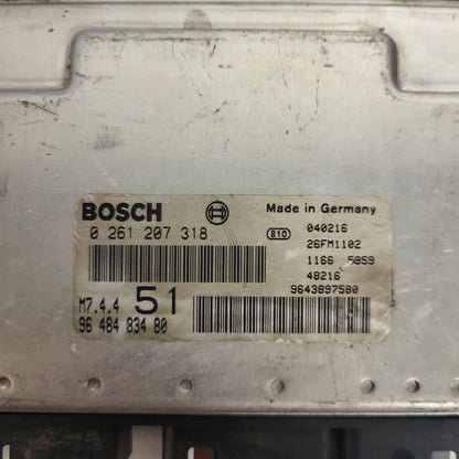 Citroen Xsara ECU / 0261207318 / 9648483480 / 9643897580 / BOSCH