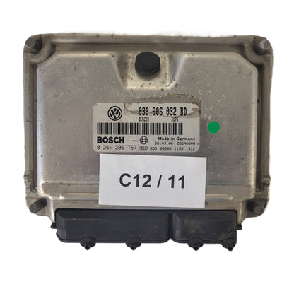 VW POLO ECU / 030906032BD / 0261206767 / 26SA0000 / BOSCH