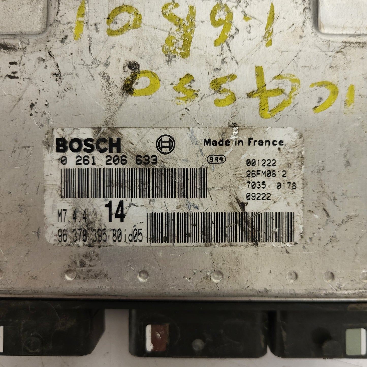 Citroen Xsara Picasso ECU 1.6 / 0261206633 / 9637839580 / M7.4.4 / BOSCH