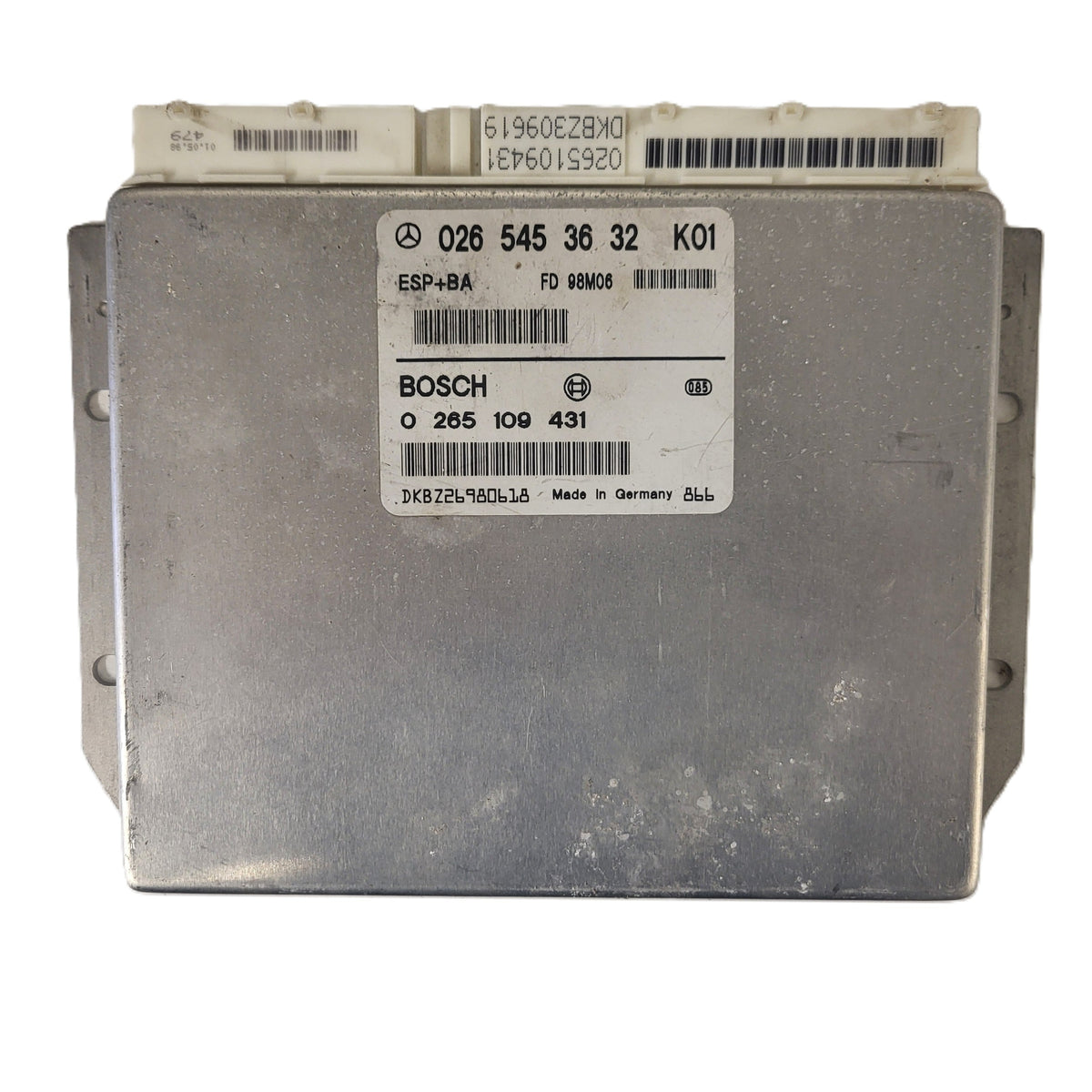 3x MERCDES BENZ ECU / 0265453632 / 0265109431 / BOSCH / ESP+BA BULK STOCK