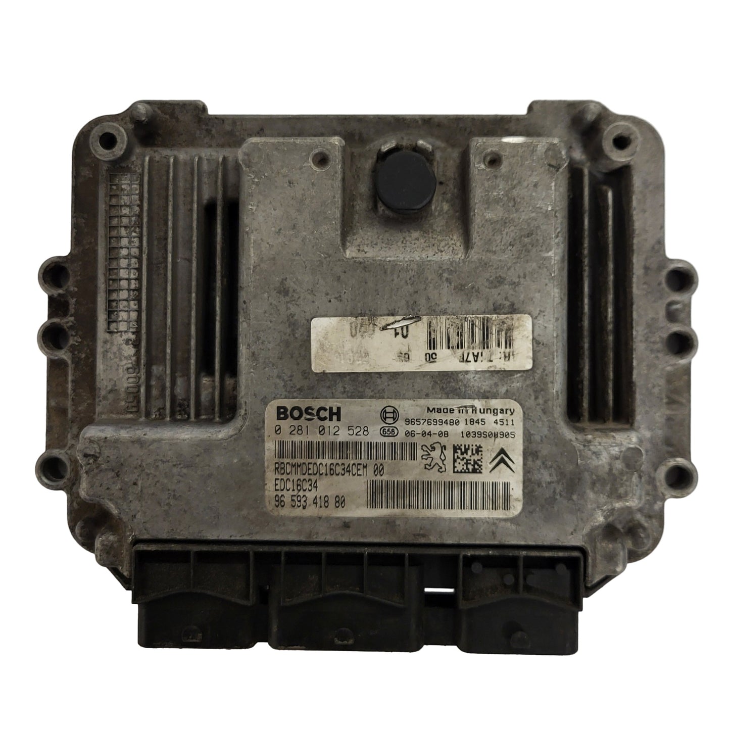 PEUGEOT CITROEN ECU / 0281012528 / 9659341880 / EDC16C34 / 9657699480 / BOSCH