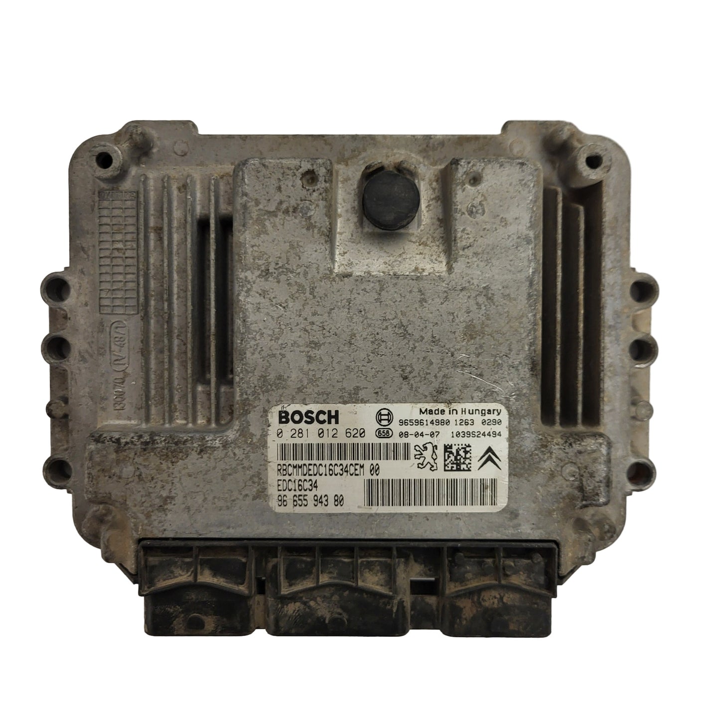 CITOROEN ECU / 0281012620 / EDC16C34 / 9665594380 / 9659614980 / BOSCH