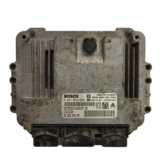 CITOROEN ECU / 0281012620 / EDC16C34 / 9665594380 / 9659614980 / BOSCH