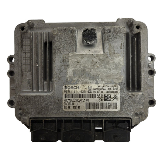 PEUGEOT CITROEN ECU / 0281011627 / EDC16C34 / 9656161880 / 9653958980 / BOSCH