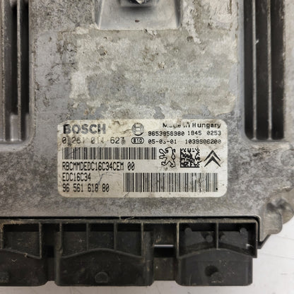 PEUGEOT CITROEN ECU / 0281011627 / EDC16C34 / 9656161880 / 9653958980 / BOSCH