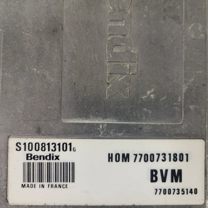 Renault ECU / S100813101G / HOM7700731801 / 770035140 / S100813101 / BENDIX