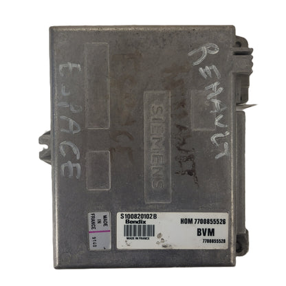 RENAULT CLIO ECU / S100820102B / 7700855526 / 7700855528 / S100820102