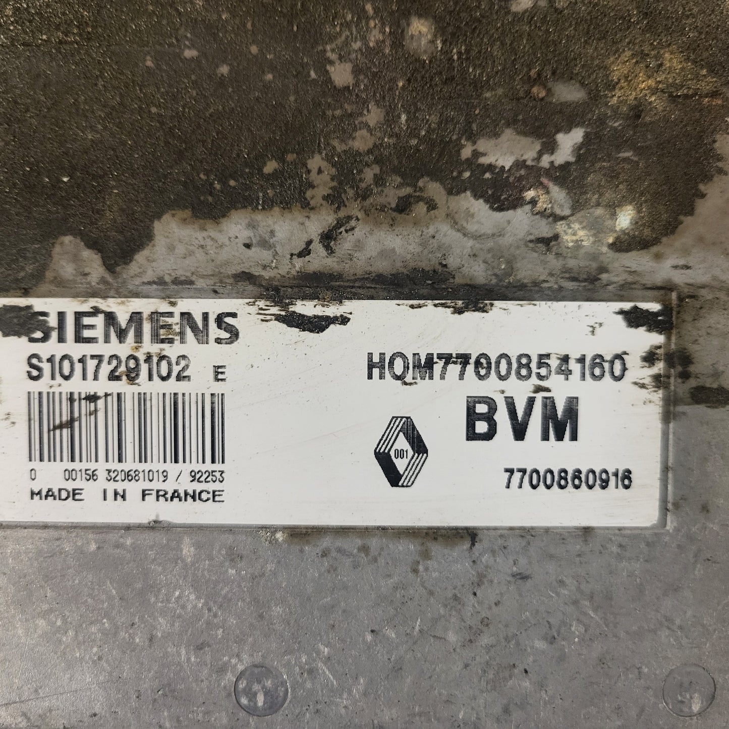 Renault ECU / S101729102E / 7700854160 / 7700860916 / S101729102