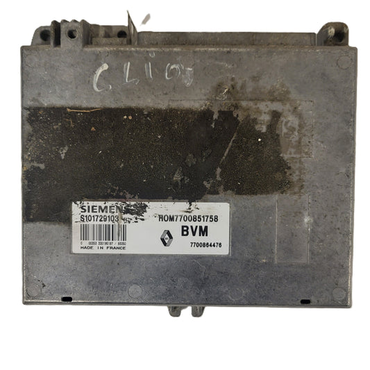 Renault ECU / S101729103H / 7700851758 / 7700864476 / S101729103