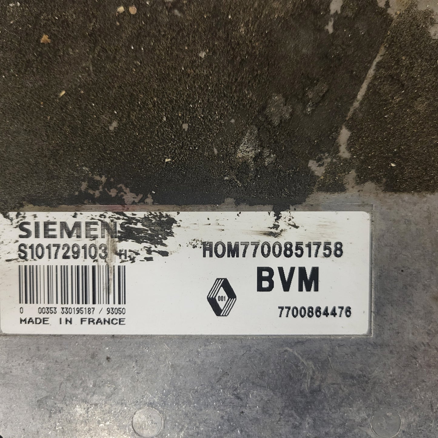 Renault ECU / S101729103H / 7700851758 / 7700864476 / S101729103