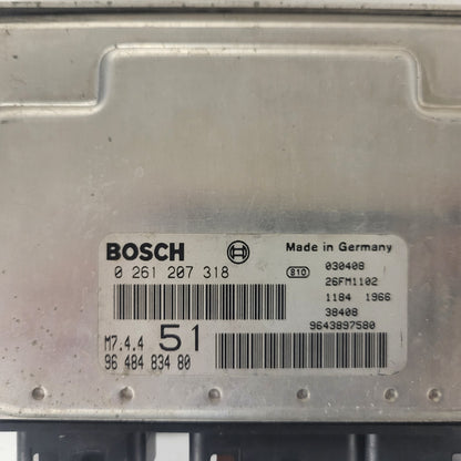 Citroen Xsara ECU / 0261207318 / 9648483480 / 9643897580 / BOSCH