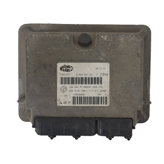 Fiat 600 ECU / IAW4AF.M7 / 73501877 / HW204 / MAGNETI MARELLI