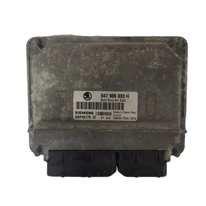 SKODA FABIA ECU / 047906033H / 5WP40179 12 / SJ4G / SIEMENS