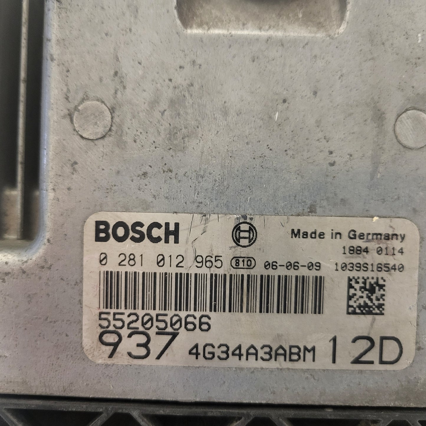 ALFA ROMEO 147 ECU / 55205066 / 0281012965 / BOSCH