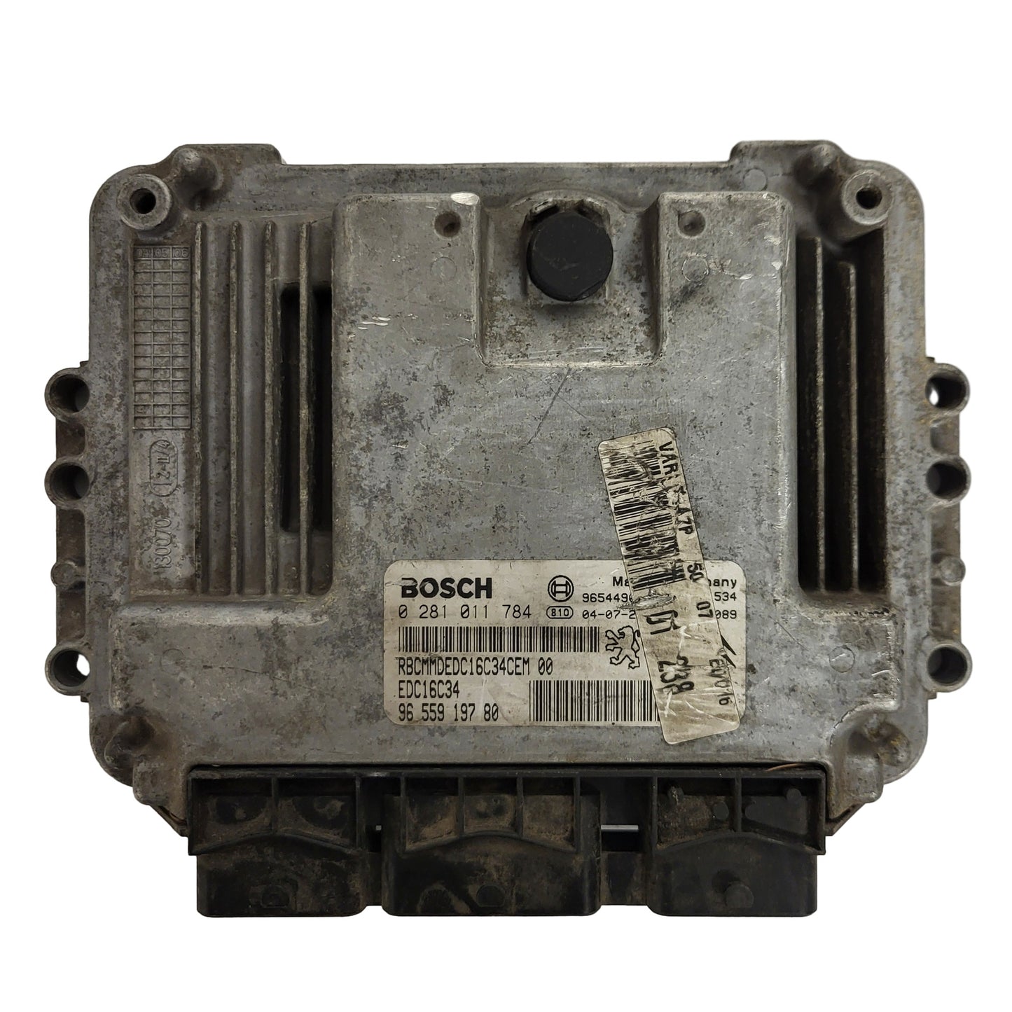 PEUGEOT CITROEN ECU / 0281011784 / 9655919780 / 9654490280 / EDC16C34 / BOSCH
