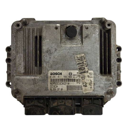 PEUGEOT CITROEN ECU / 0281011784 / 9655919780 / 9654490280 / EDC16C34 / BOSCH