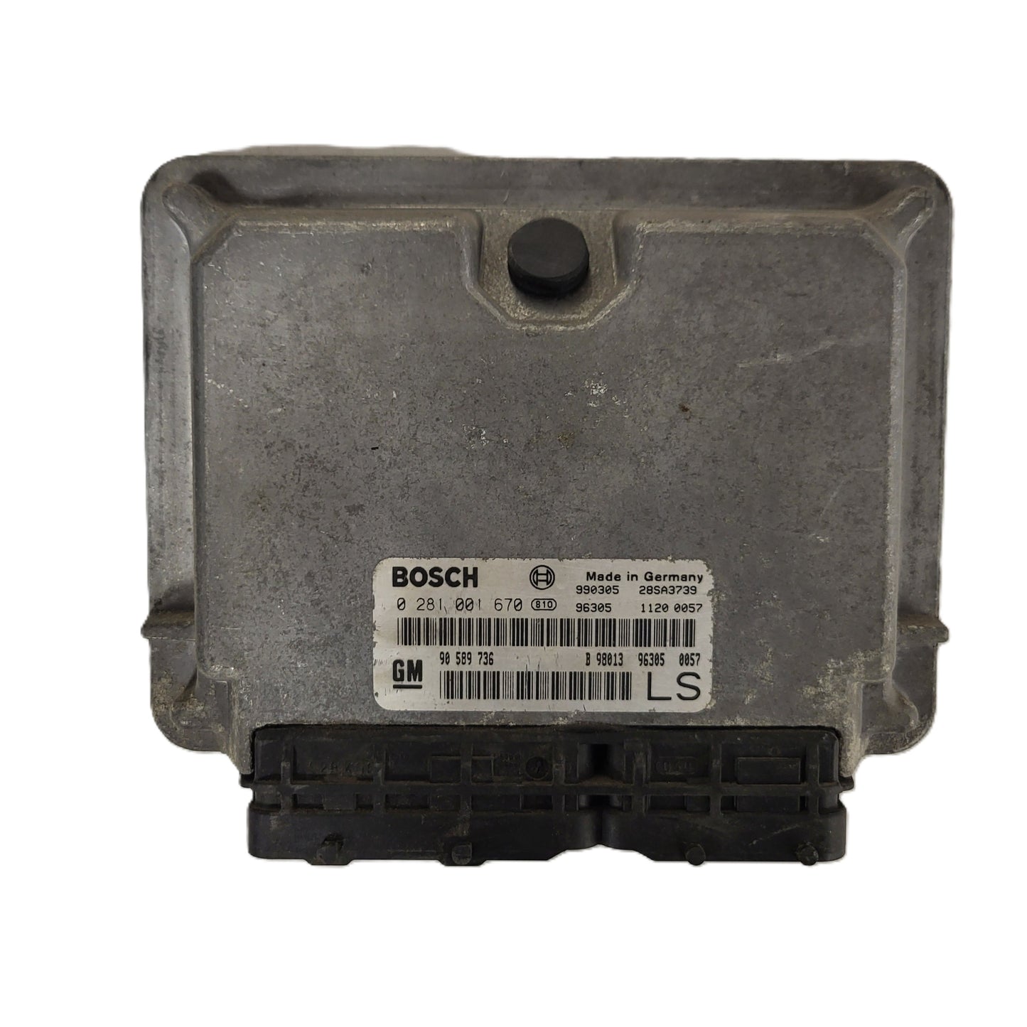 Opel Astra G ECU / 0281001670 / 90589736 / LS / BOSCH