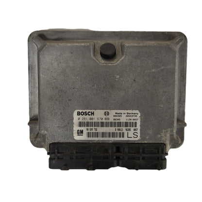 Opel Astra G ECU / 0281001670 / 90589736 / LS / BOSCH
