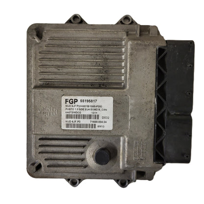 FIAT PUNTO ECU / MJD 6JF.P3 / 55195817 / HW01B / 71600.004.04 / MAGNETI MARELLI
