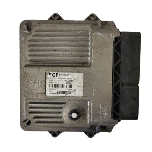 FIAT PUNTO ECU / MJD 6JF.P3 / 55195817 / HW1BM / 71600.053.00 / MAGNETI MARELLI