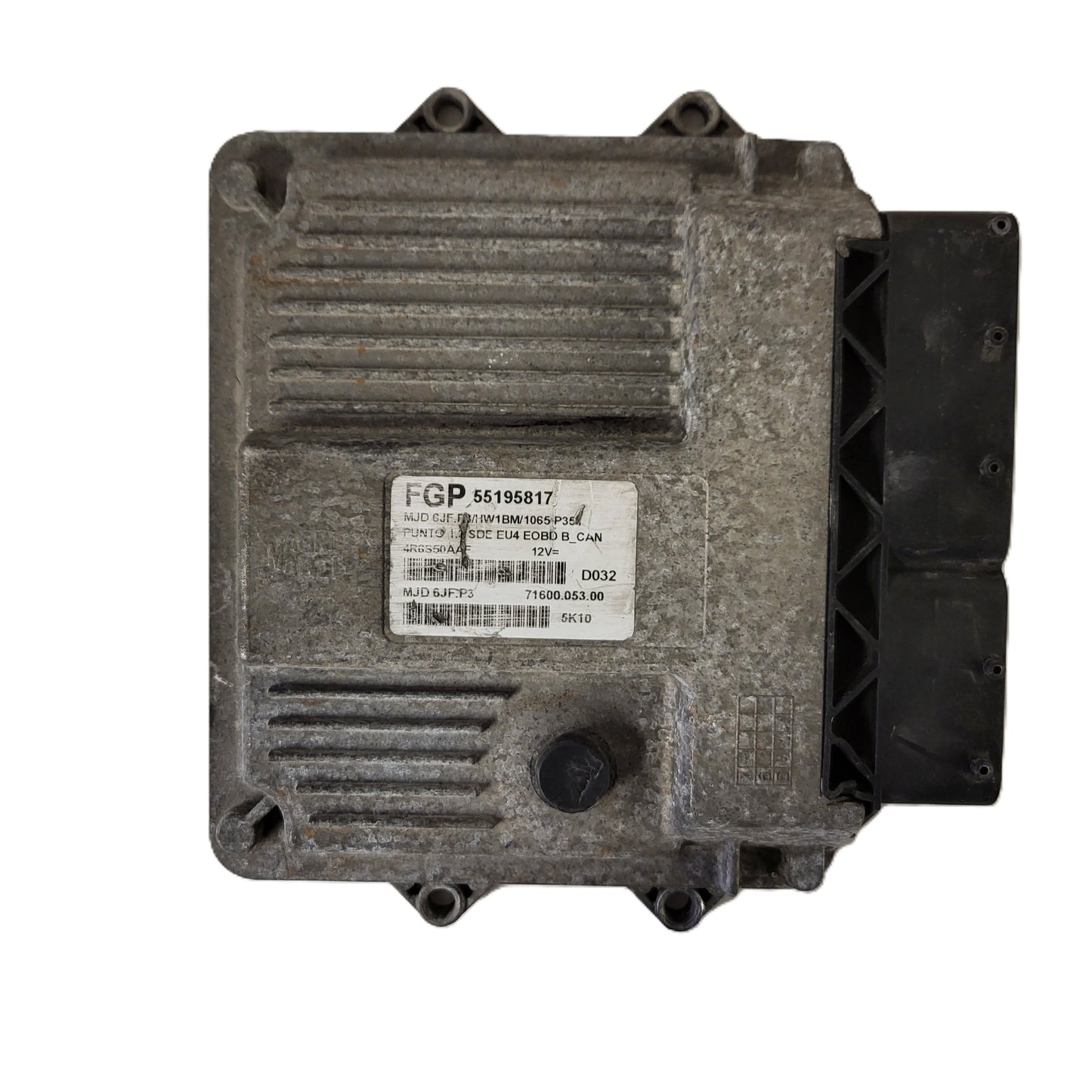 FIAT PUNTO ECU / MJD 6JF.P3 / 55195817 / HW1BM / 71600.053.00 / MAGNETI MARELLI
