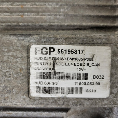 FIAT PUNTO ECU / MJD 6JF.P3 / 55195817 / HW1BM / 71600.053.00 / MAGNETI MARELLI